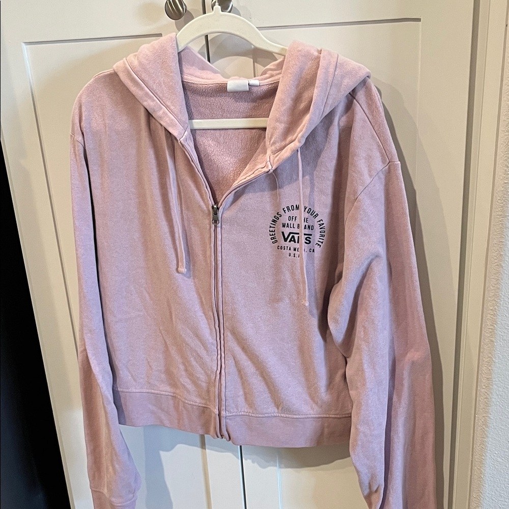Pink Zip-Up Hoodie